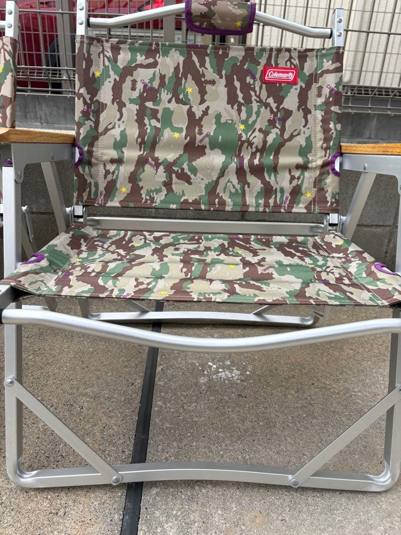 三脚セット コールマン コンパクトフォールディングチェア カモ 迷彩 廃盤品