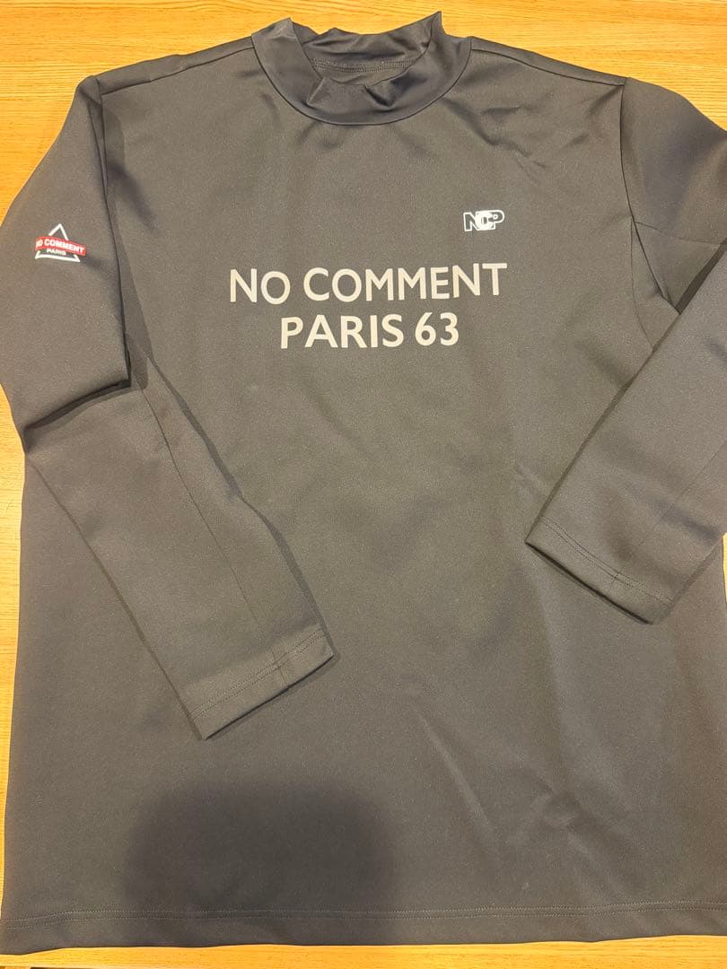ノーコメントパリスゴルフ　長袖モックネック　XXL