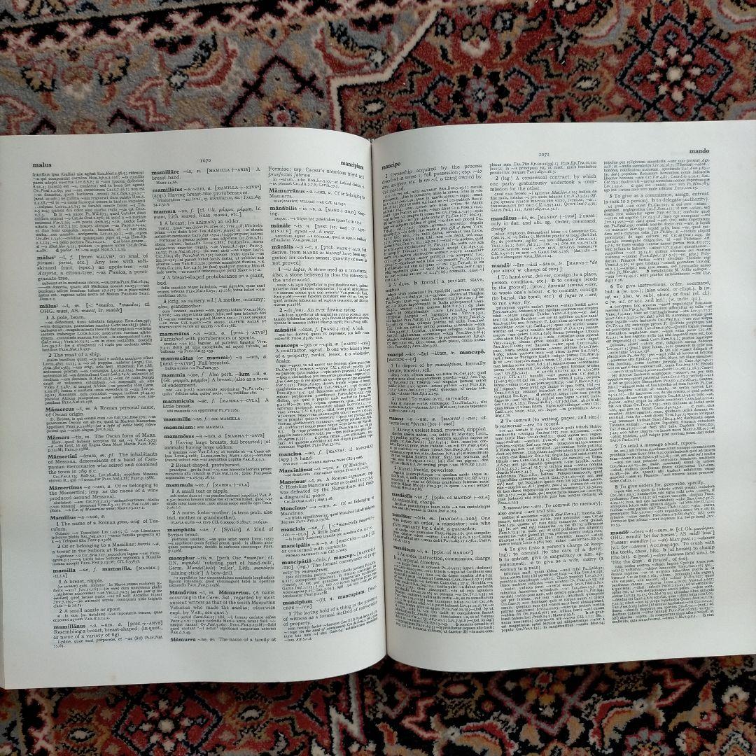 洋書 OXFORD LATIN DICTIONARY 1982