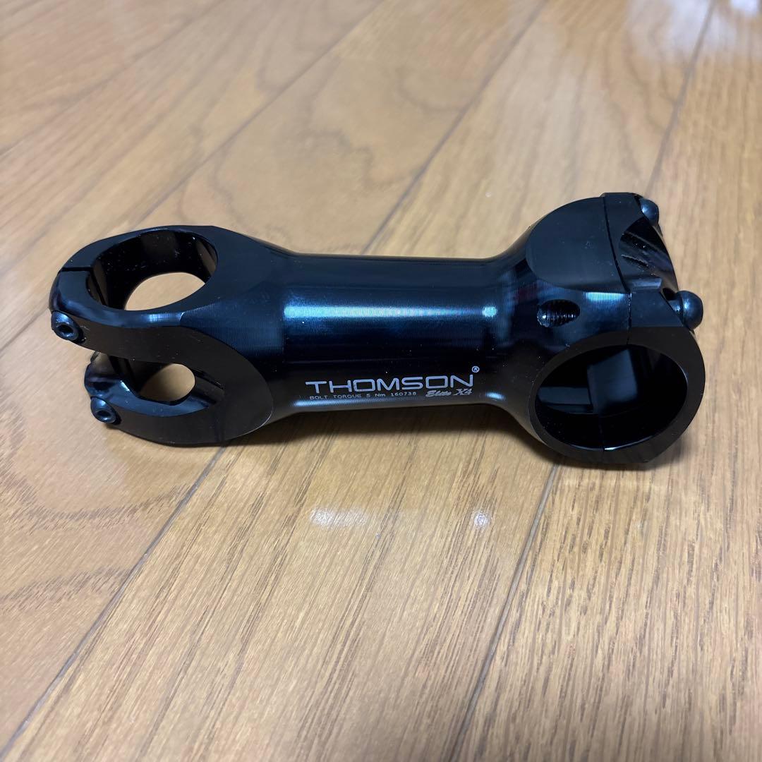 THOMSON* elite x4 stem 0° ブラック 100mm