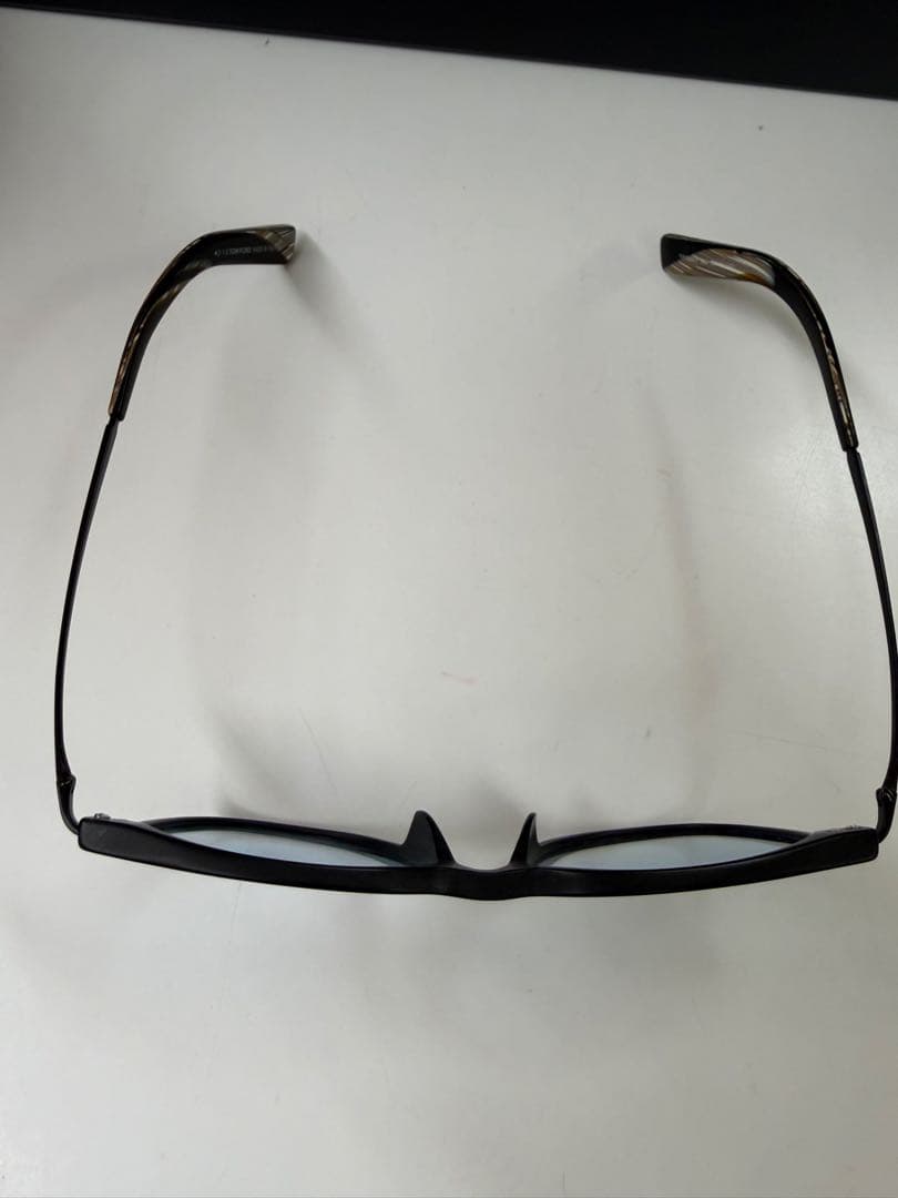 TOM FORD TF5384-F 002 黒 ライトブルー サングラス　メガネ