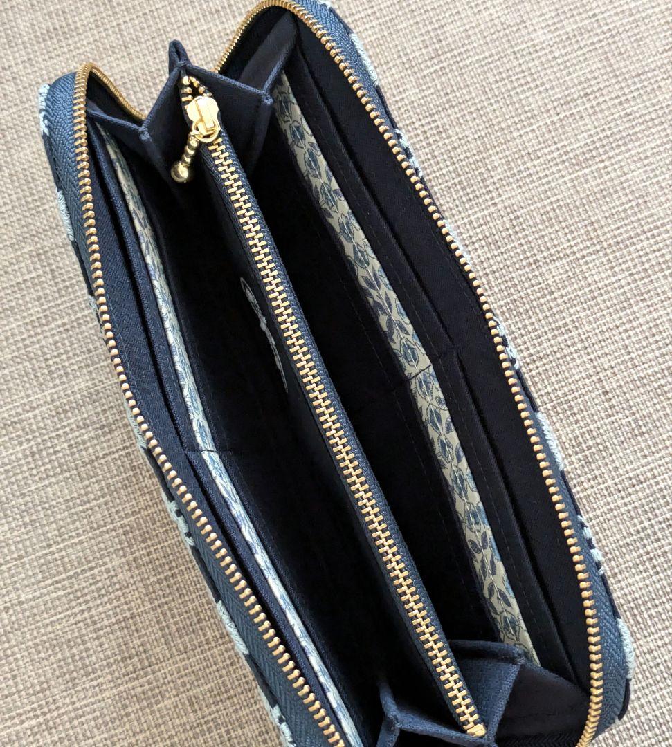 ミナペルホネン pomppia ポンピア 長財布 ハンドメイド