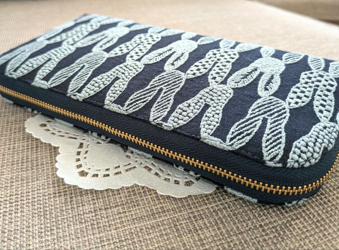 ミナペルホネン pomppia ポンピア 長財布 ハンドメイド