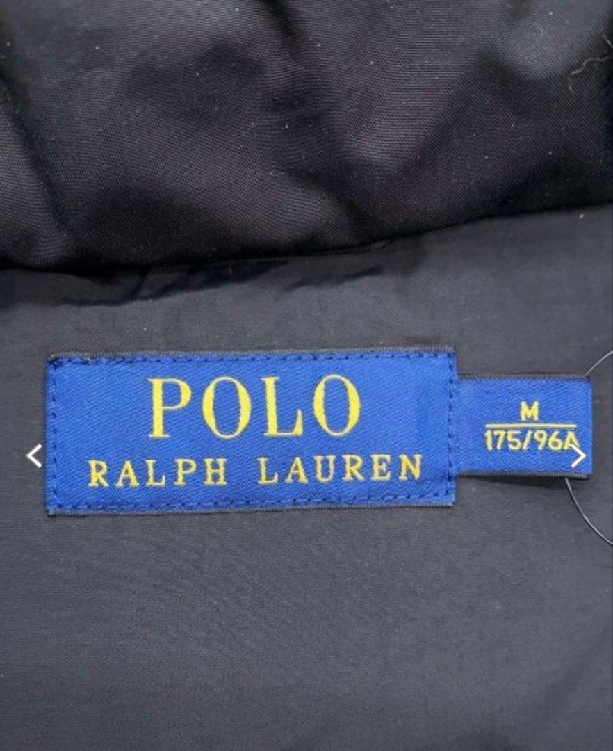 たけ4 ラルフローレン　ダウンベスト　希少カラー ブラック