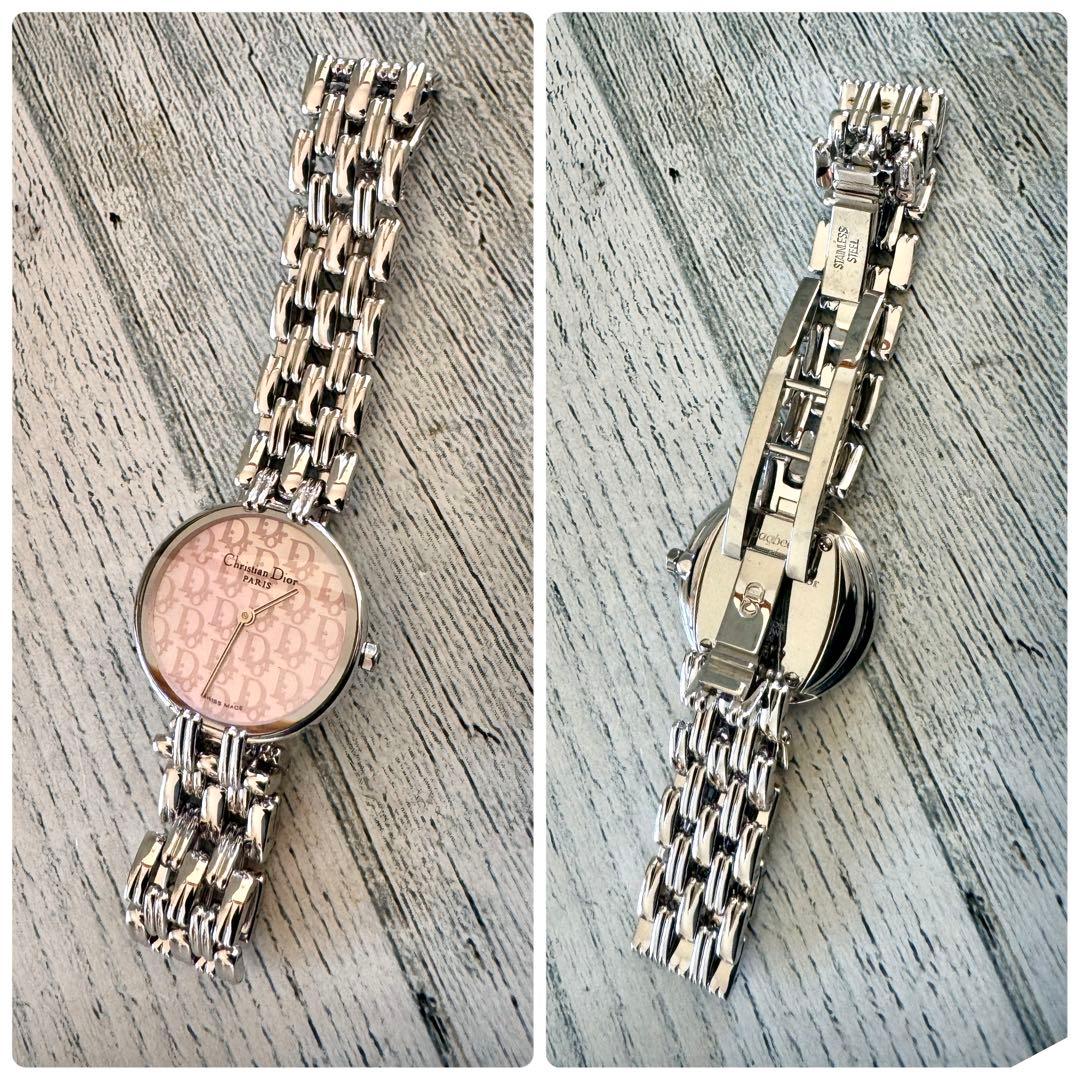 【希少】Christian Dior ディオール 腕時計 ピンク バギラ