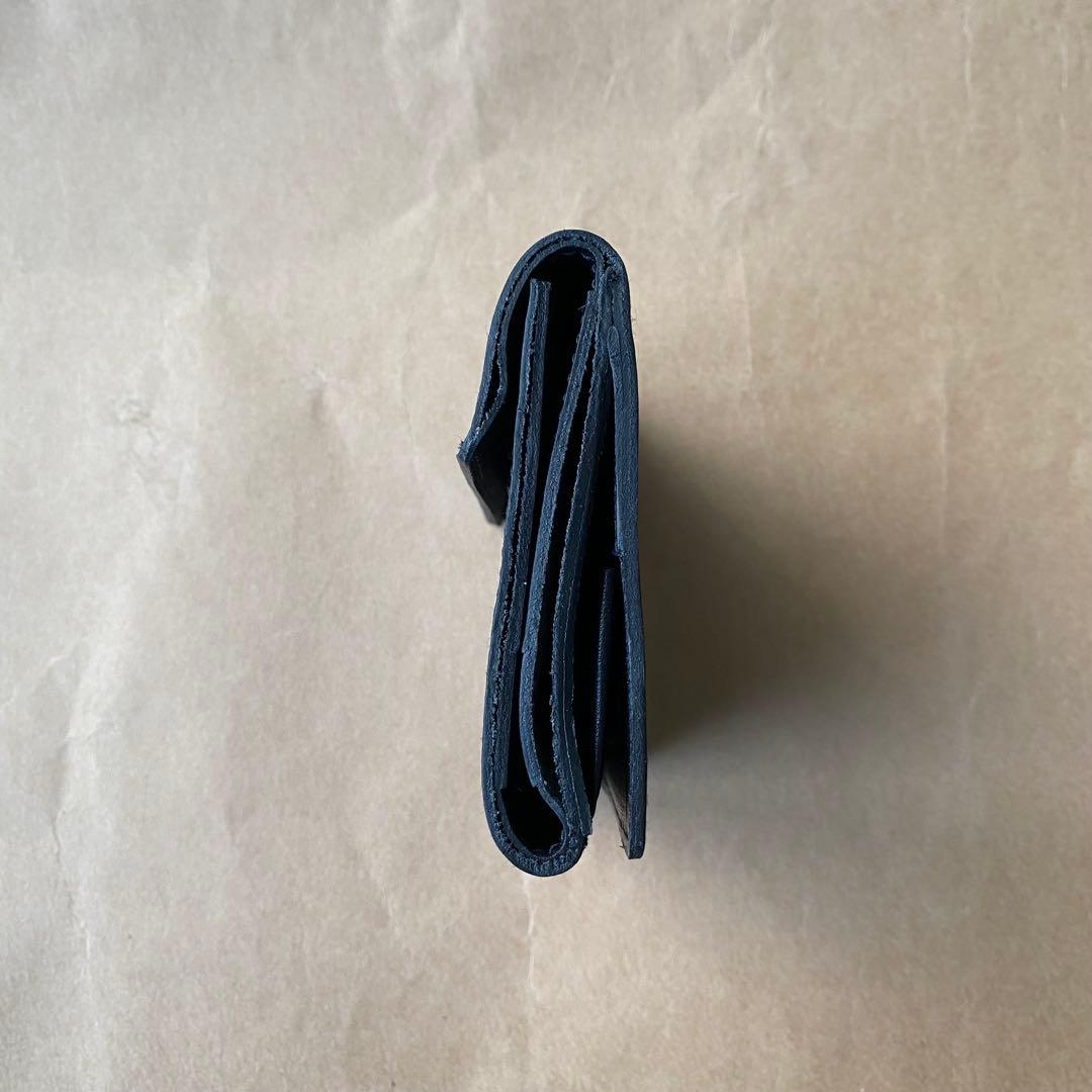 折り財布　ミニ財布　三つ折り財布　ケース　小銭入れ　ブラック