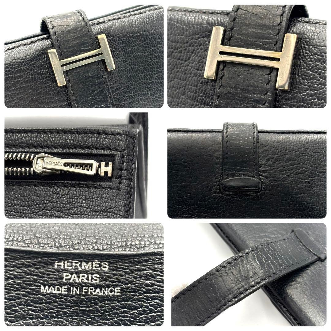 美品✨HERME エルメス 長財布 ベアン スフレ Ｏ刻印