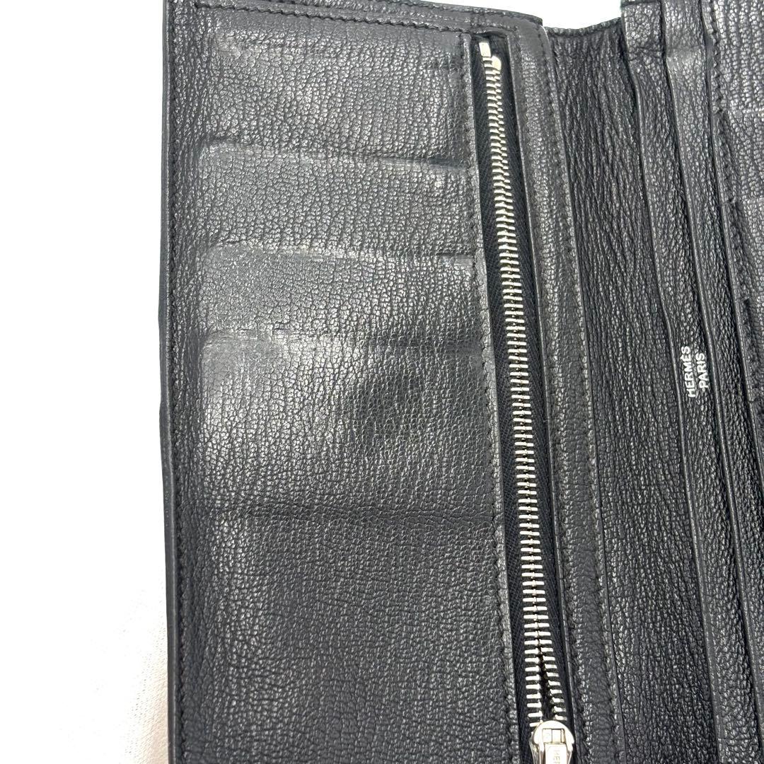 美品✨HERME エルメス 長財布 ベアン スフレ Ｏ刻印