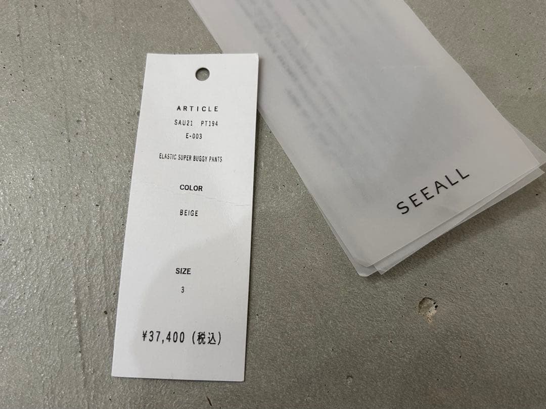 パンツ SEEALL ELASTIC SUPER BUGGY PANTS 3