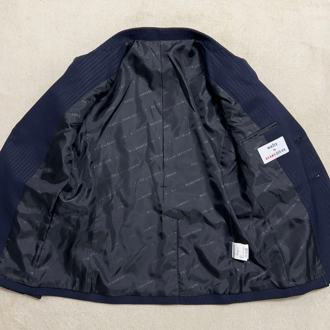 美品　ワルツバイビームスデザイン 男の子 スーツセット ネイビー　140cm