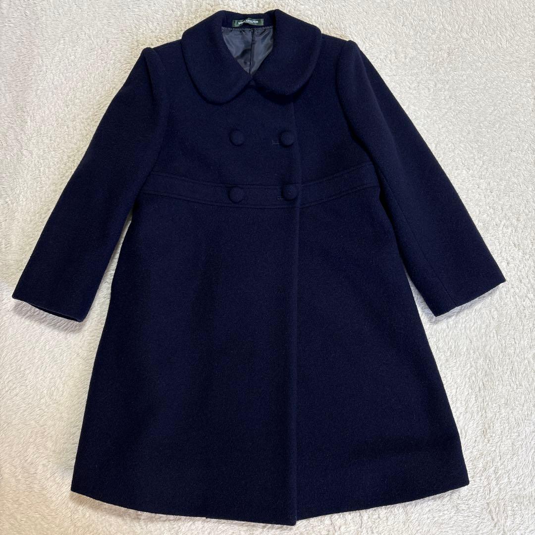 未使用級✨ミキハウス　MIKI HOUSE 120cm ウール　モッサーコート