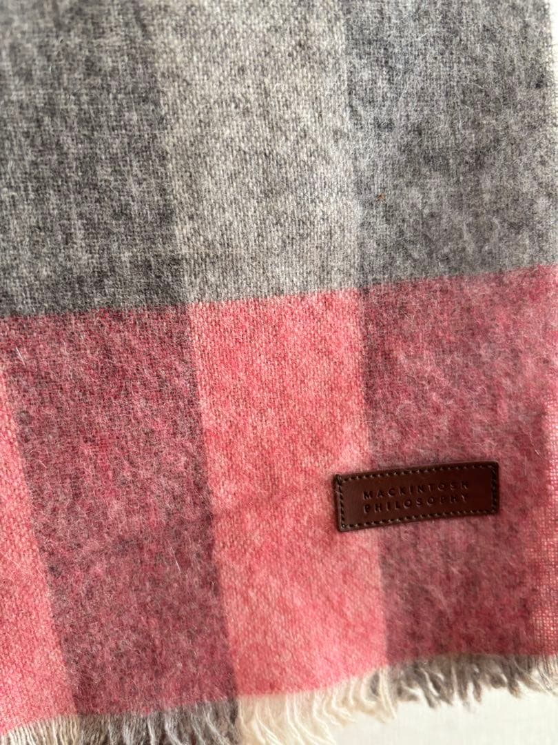 MACKINTOSH PHILOSOPHY 大判ストール　カシミヤ100%