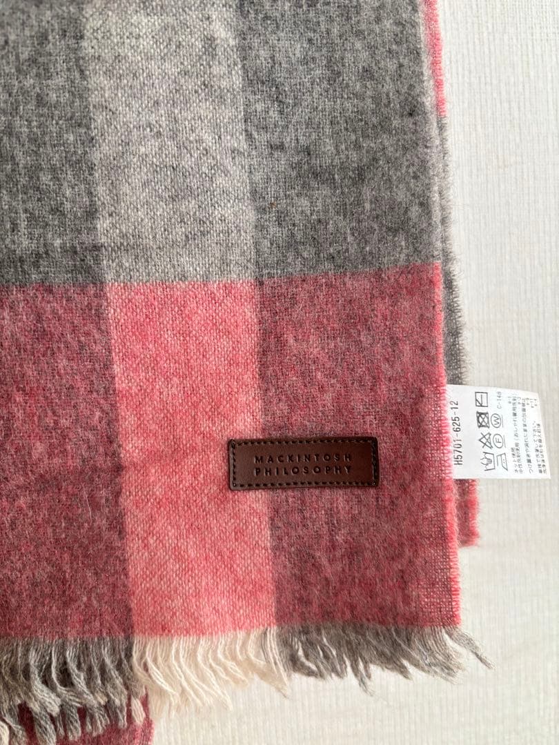 MACKINTOSH PHILOSOPHY 大判ストール　カシミヤ100%