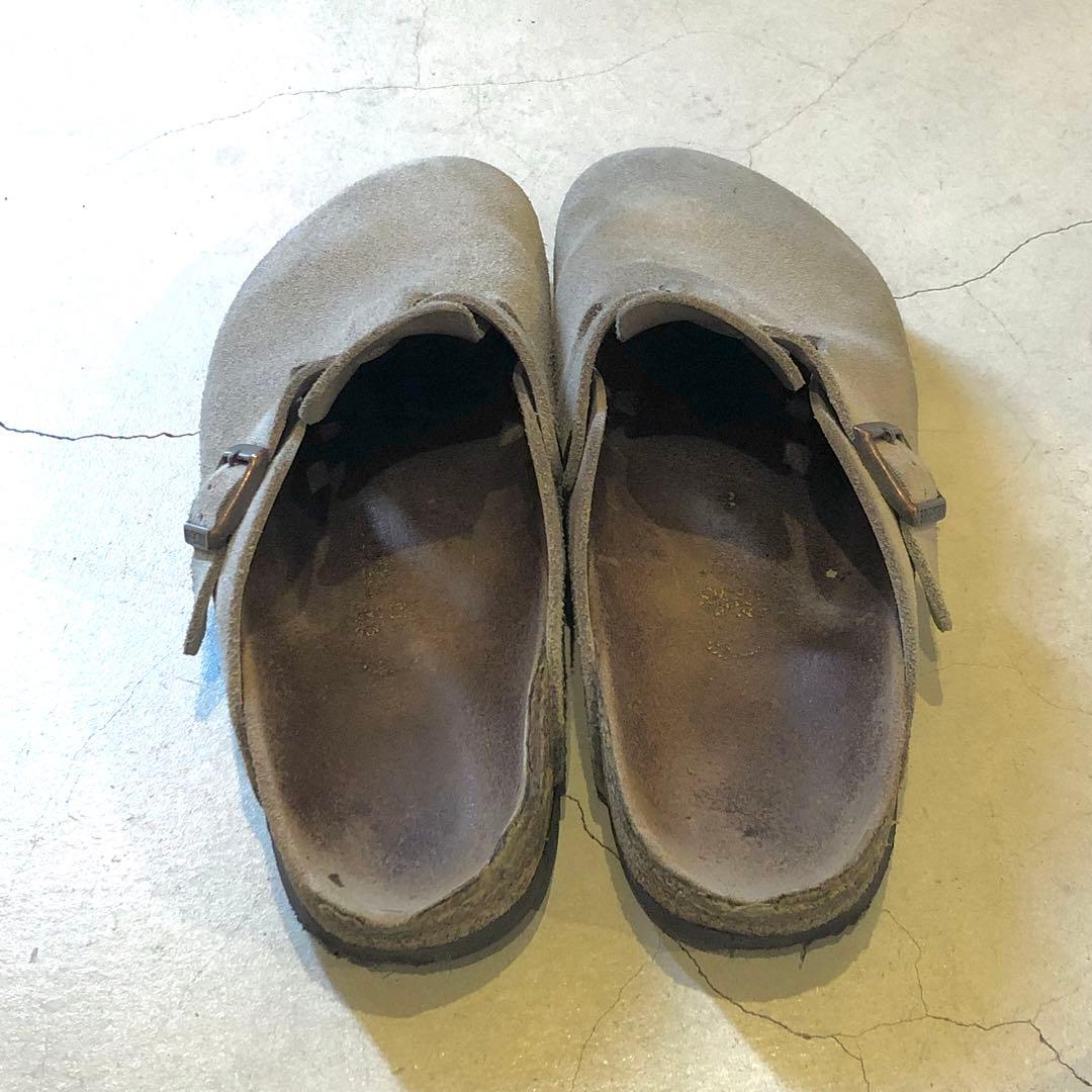 ビルケンシュトック　ボストン　サンド　スウェード　ナロー幅　42 ドイツ製