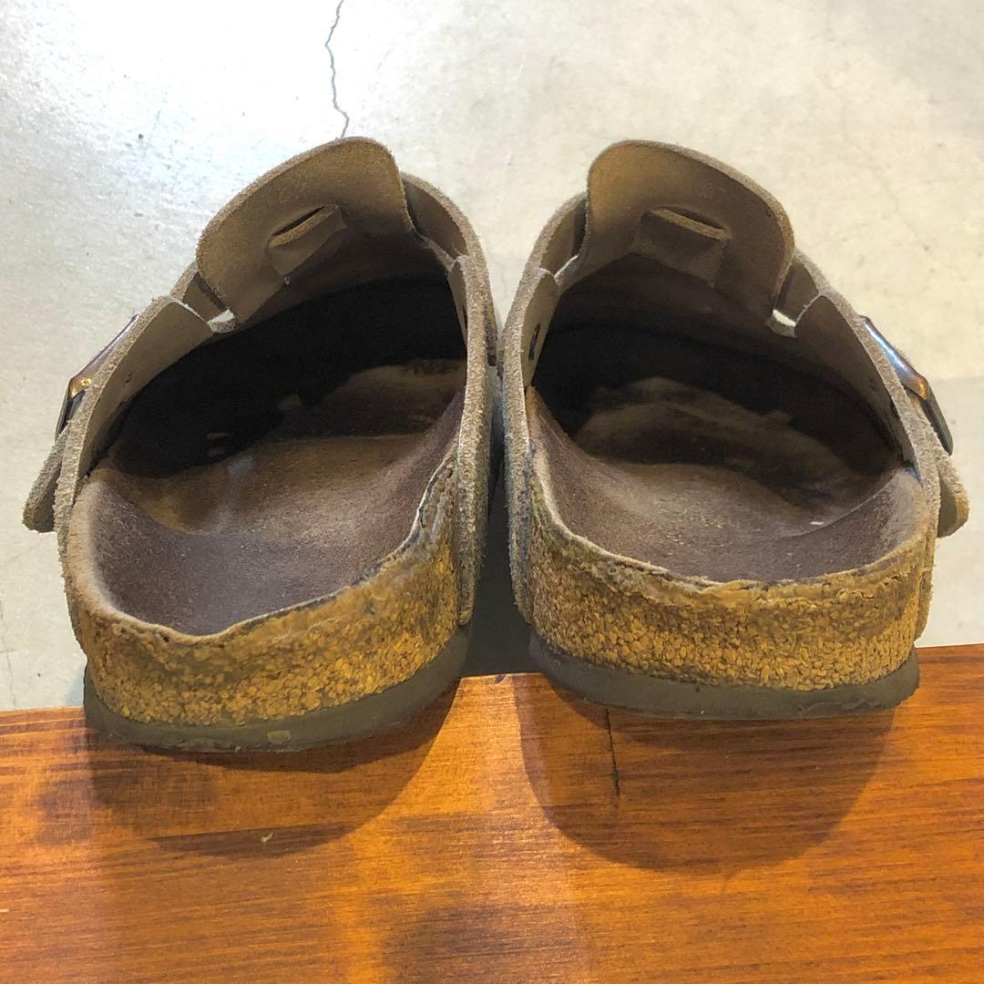 ビルケンシュトック　ボストン　サンド　スウェード　ナロー幅　42 ドイツ製