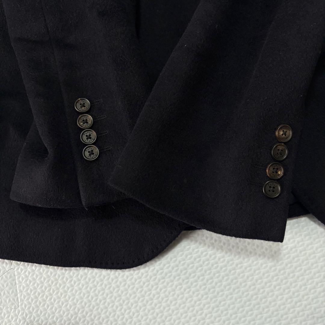 ✨大人気✨ Papas パパス　テーラードジャケットカシミア100% 紺XL
