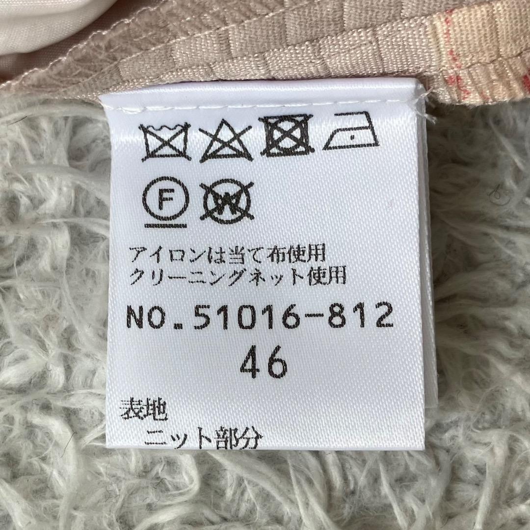 美品✨ローズティアラ ニットワンピース ロング丈 花柄 大きいサイズ 46 4L