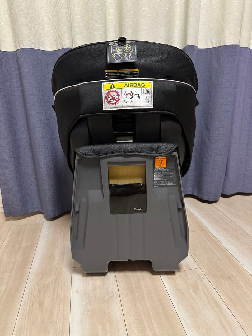 【美品】Combi クルムーヴ cg-utg 回転式チャイルドシート ブラック