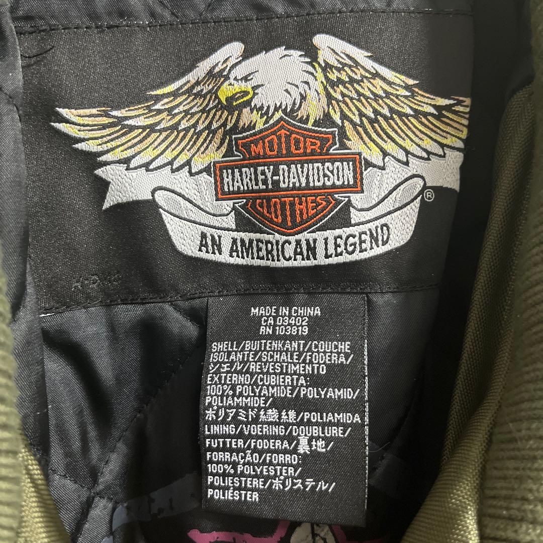 HARLEY-DAVIDSON オリーブ フライトジャケット