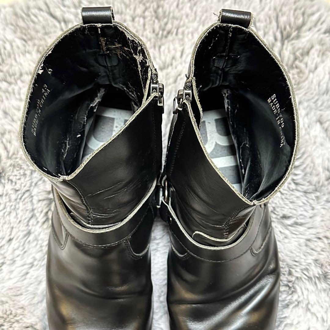 BUFFALO BOBS ZIGGY ブラックジッパーブーツ 43