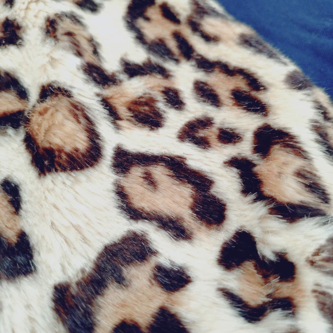 DRIES VAN NOTEN　ネイビー　レオパードファースウェット ヒョウ柄