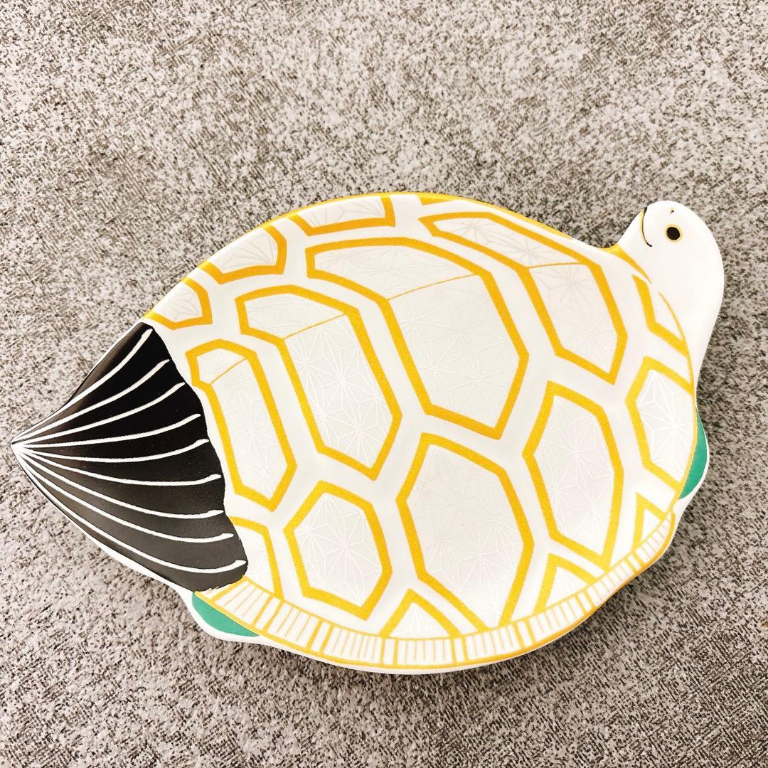 ゆらら依頼品　有田焼　幸楽窯　　鶴銘々皿　亀銘々皿　8点セット