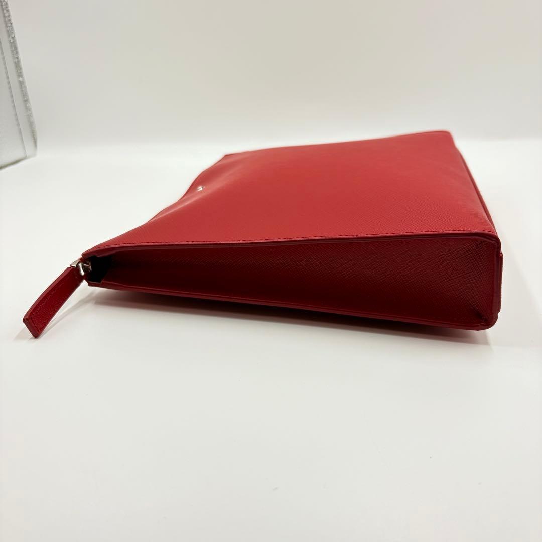 モンブラン montblanc sartorial クラッチバック 赤　保存袋付