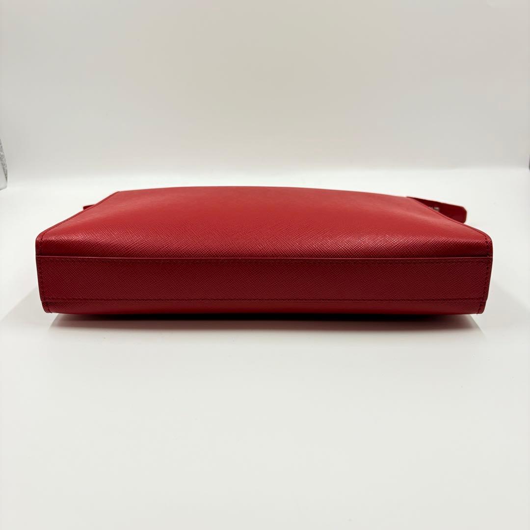 モンブラン montblanc sartorial クラッチバック 赤　保存袋付