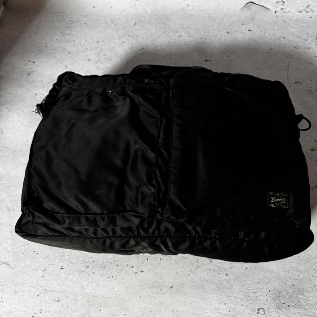 PORTER タンカー オーバーナイト ブリーフケース 2層 大容量 ボストン