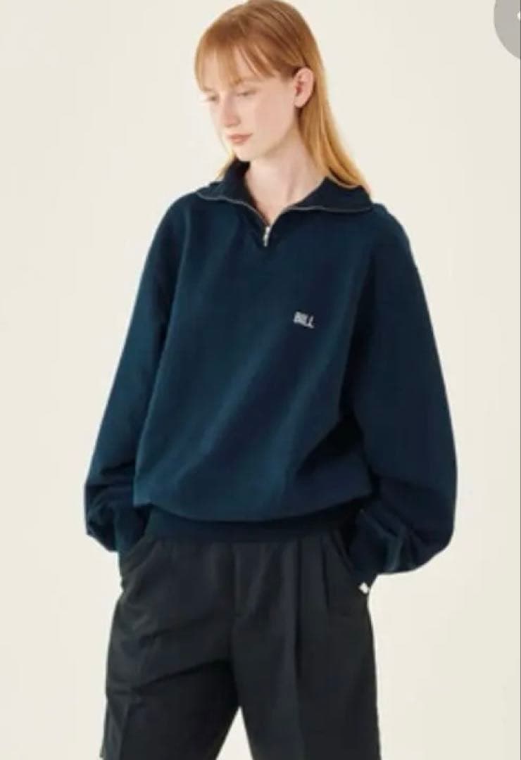 タグ付き　新品　Obladaハーフジップ スウェット