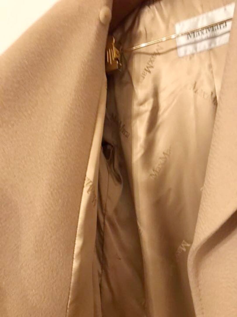 ！本日限定お値下げ！【美品】クリーニング済　マックスマーラ　ファー付ロングコート