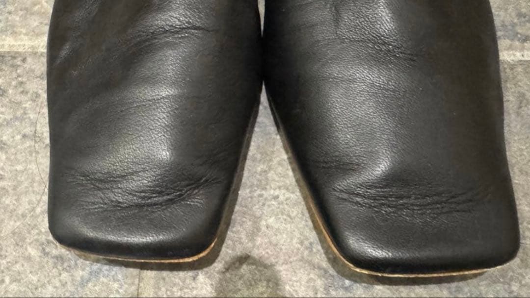 a*a様 ピッピシック アンバーココ レザー フラットシューズ 37