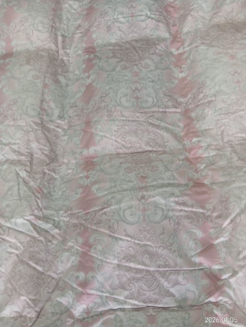 あんず京都西川 抗菌防臭シルバーグースダウン掛け布団 ピンクシングル未使用