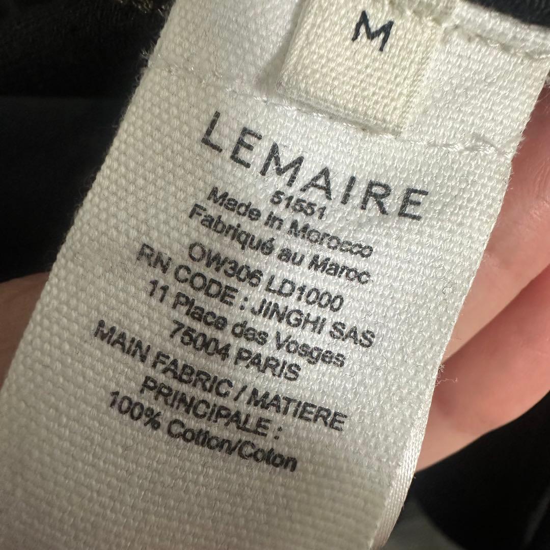 ジャケット・アウター LEMAIRE BOXY JACKET black denim