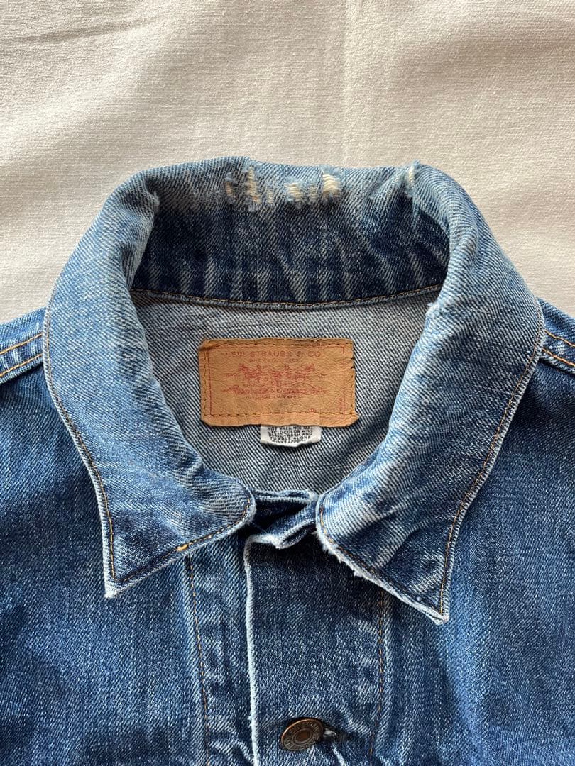 【希少】70s Levi's 70505 スモールe デニムジャケット Rタブ