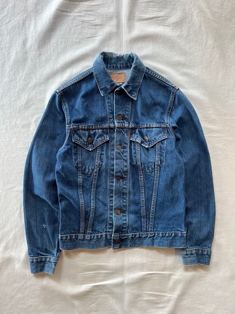 【希少】70s Levi's 70505 スモールe デニムジャケット Rタブ