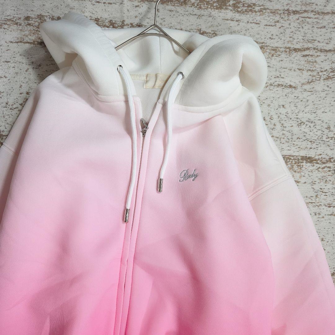 希少◆完売カラー/Rady グラデーションパーカー ピンク【 M 】美品フーディ