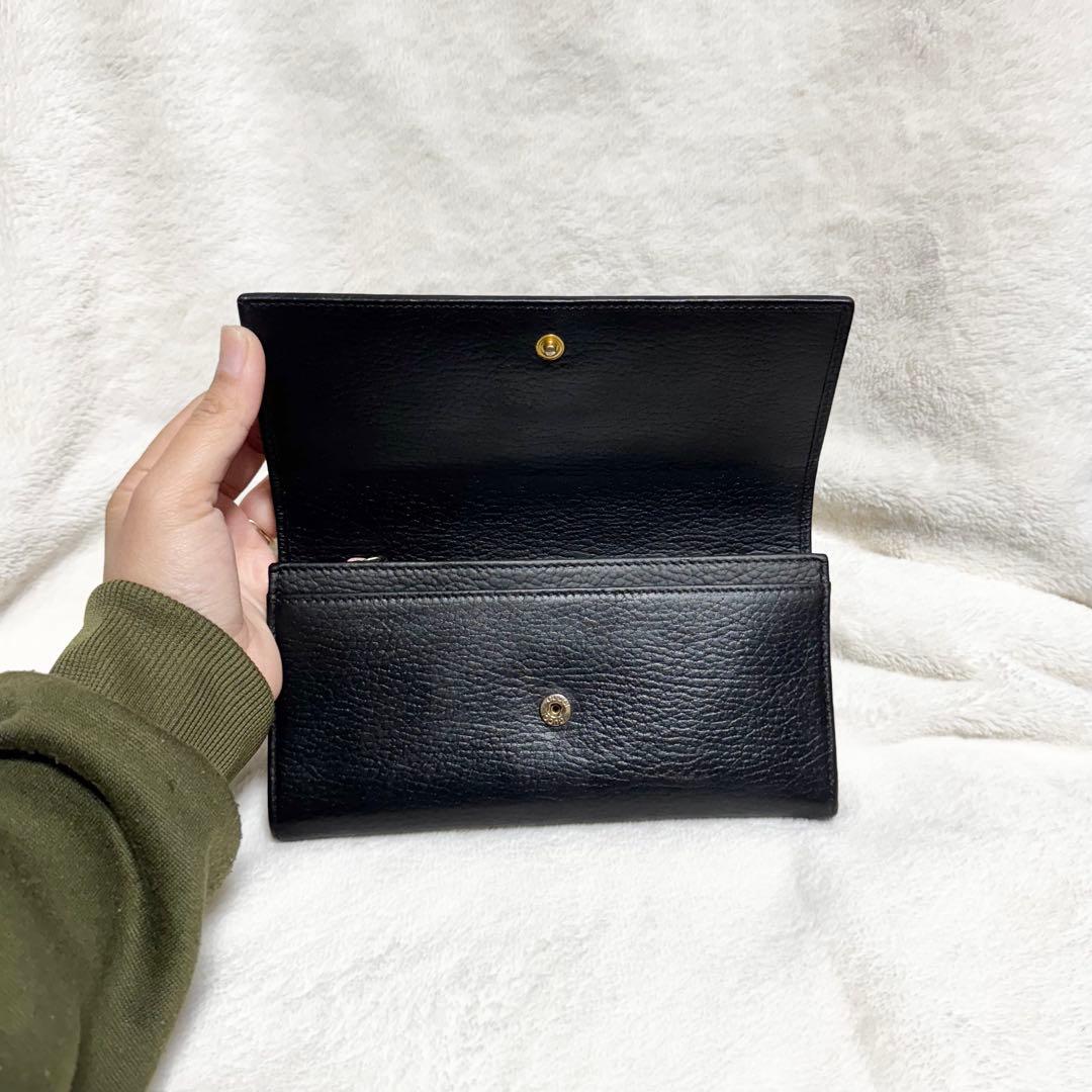 GUCCI グッチ長財布　ダブルG コンチネンタルウォレット　バイカラー