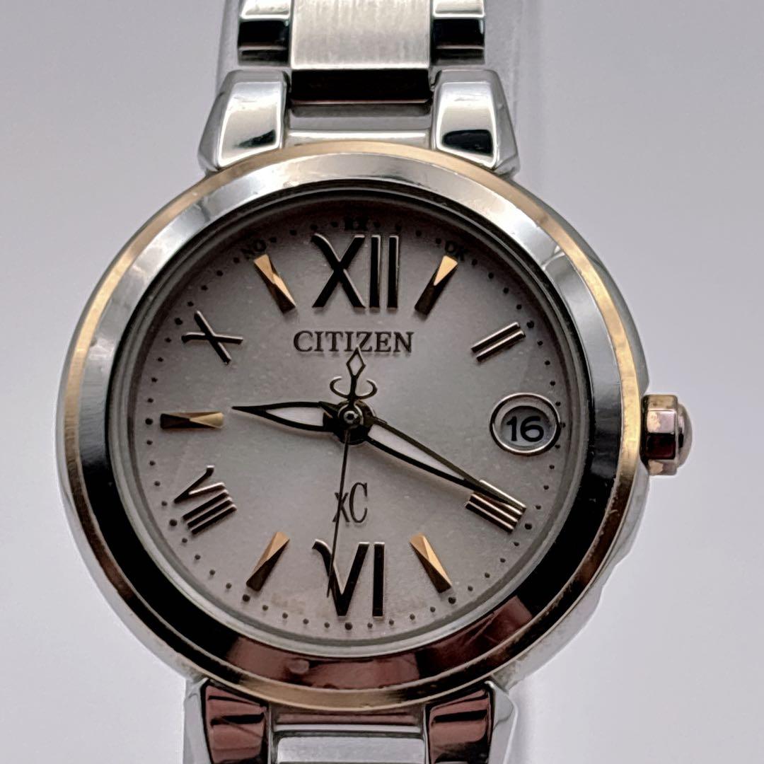 CITIZEN シチズン xC クロスシー H058 ピンク 文字盤 稼働品