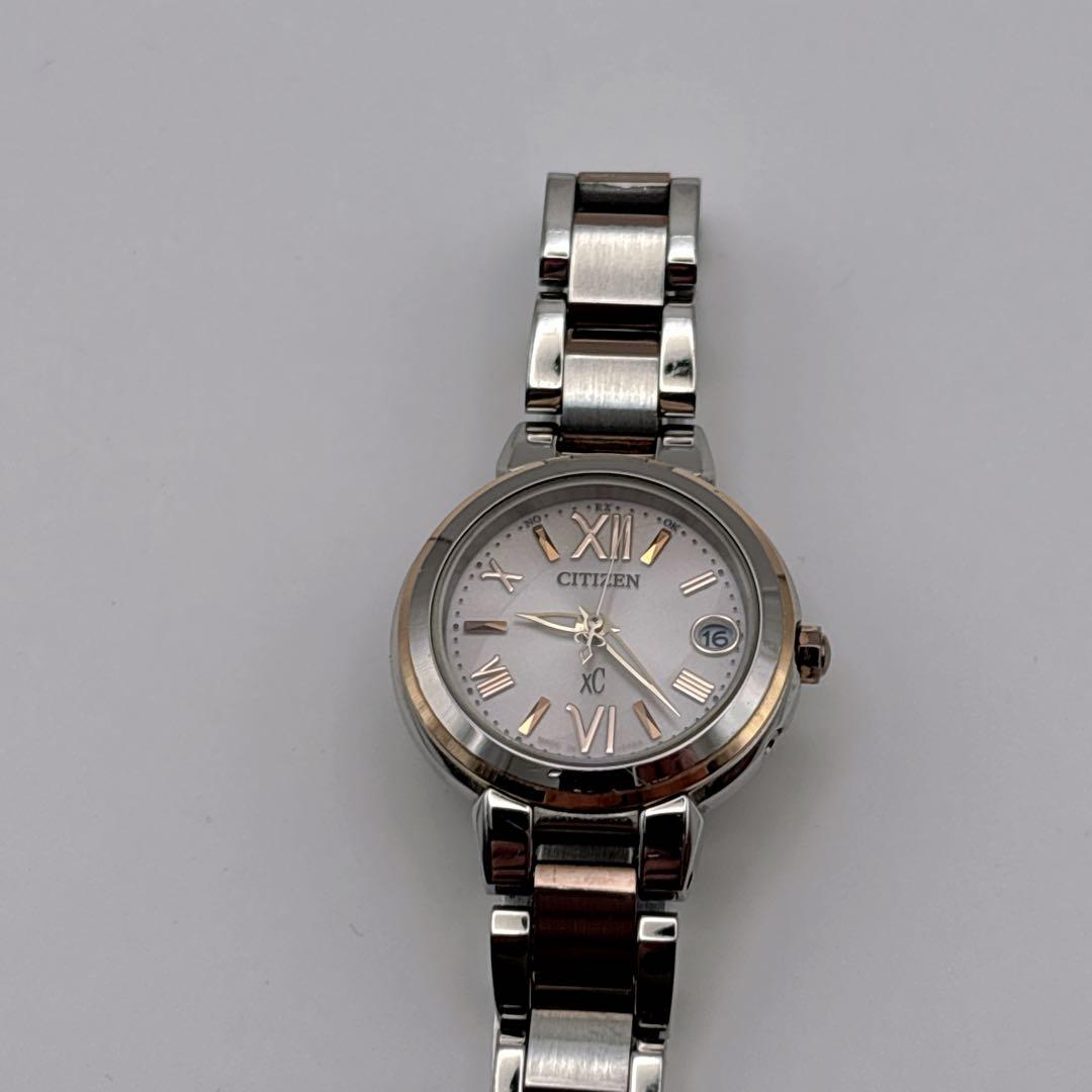 CITIZEN シチズン xC クロスシー H058 ピンク 文字盤 稼働品