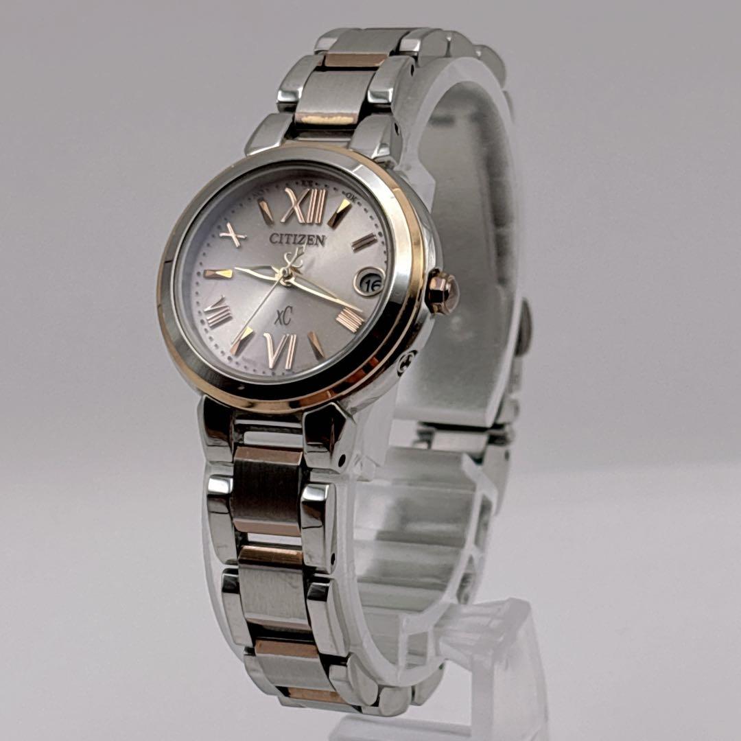 CITIZEN シチズン xC クロスシー H058 ピンク 文字盤 稼働品