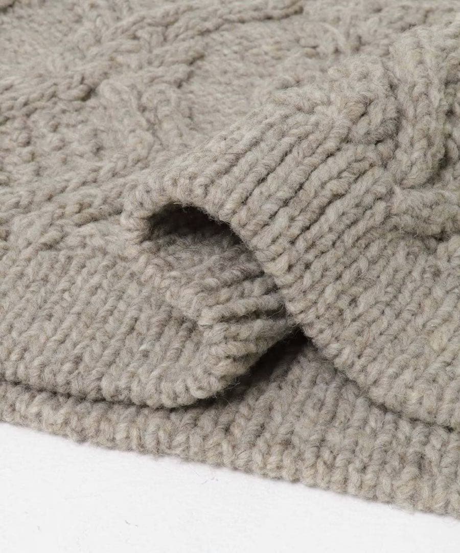 【今晩1500円引き】かぐれ　ペルーアランニットベスト　2025AW タグ付き