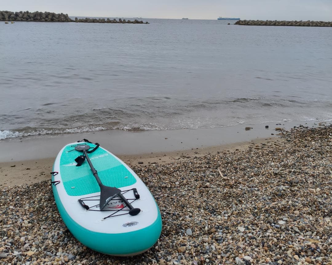 スタンドアップパドルボード 青と白