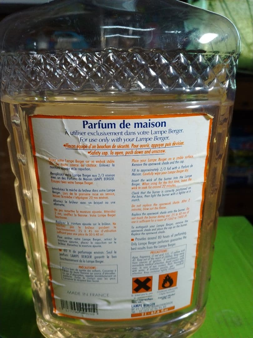フランス製 ランプベルジェ　芳香器とオイル 2L ユーカリ と薄め液2L