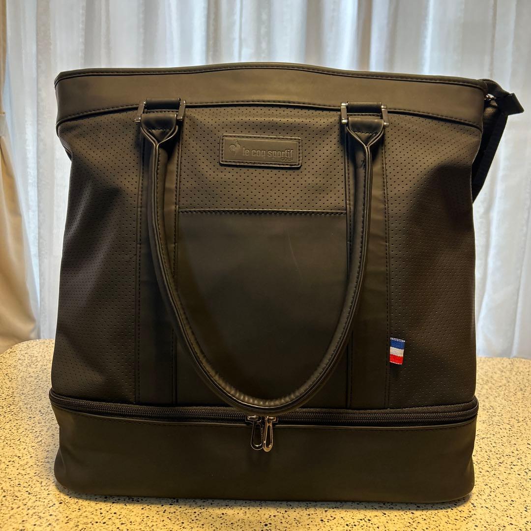 ルコック 二層式ボストンバッグ