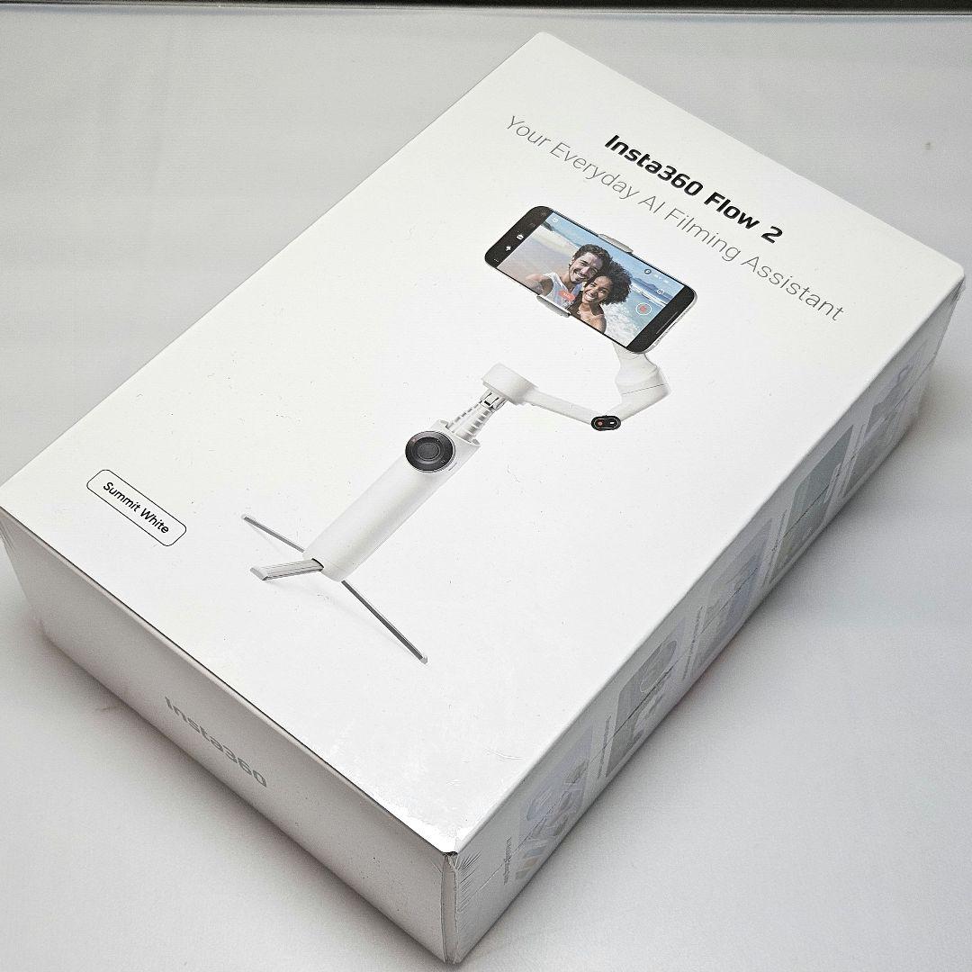 Insta360 Flow 2 スマホ 用 AI ジンバル スタンダード版 白