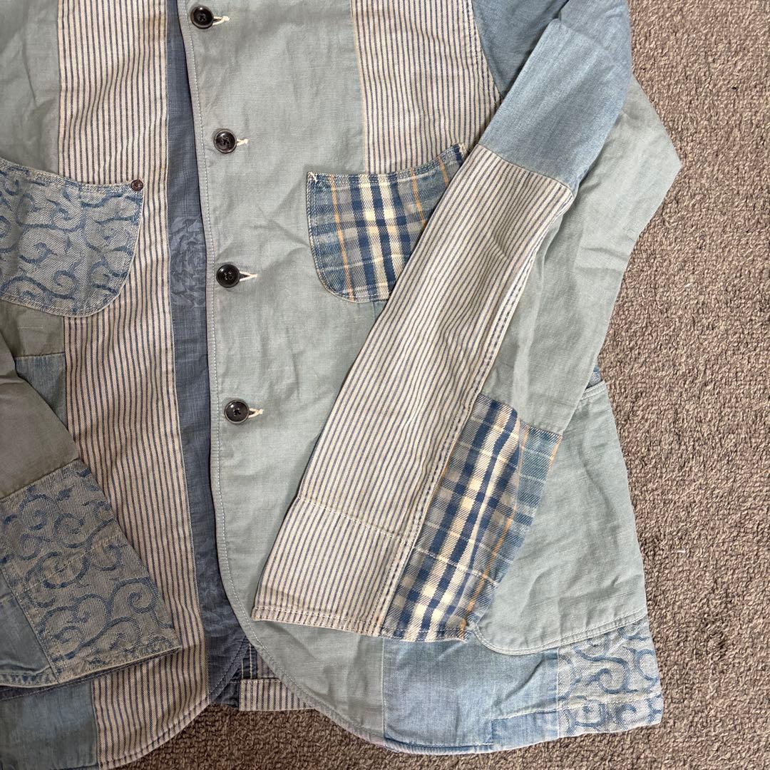 KAPITAL キャピタル 再構築 パッチワーク カバーオール