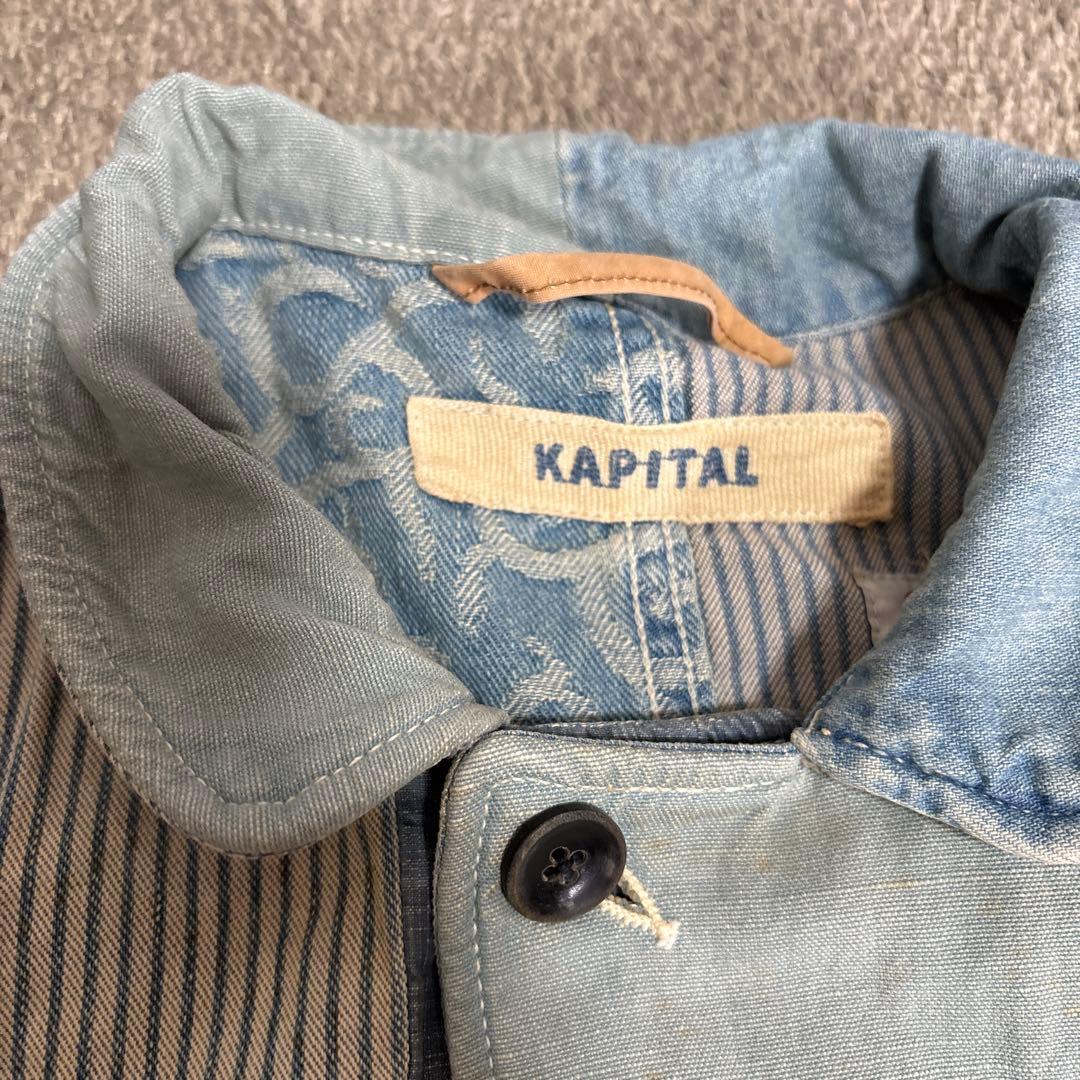 KAPITAL キャピタル 再構築 パッチワーク カバーオール