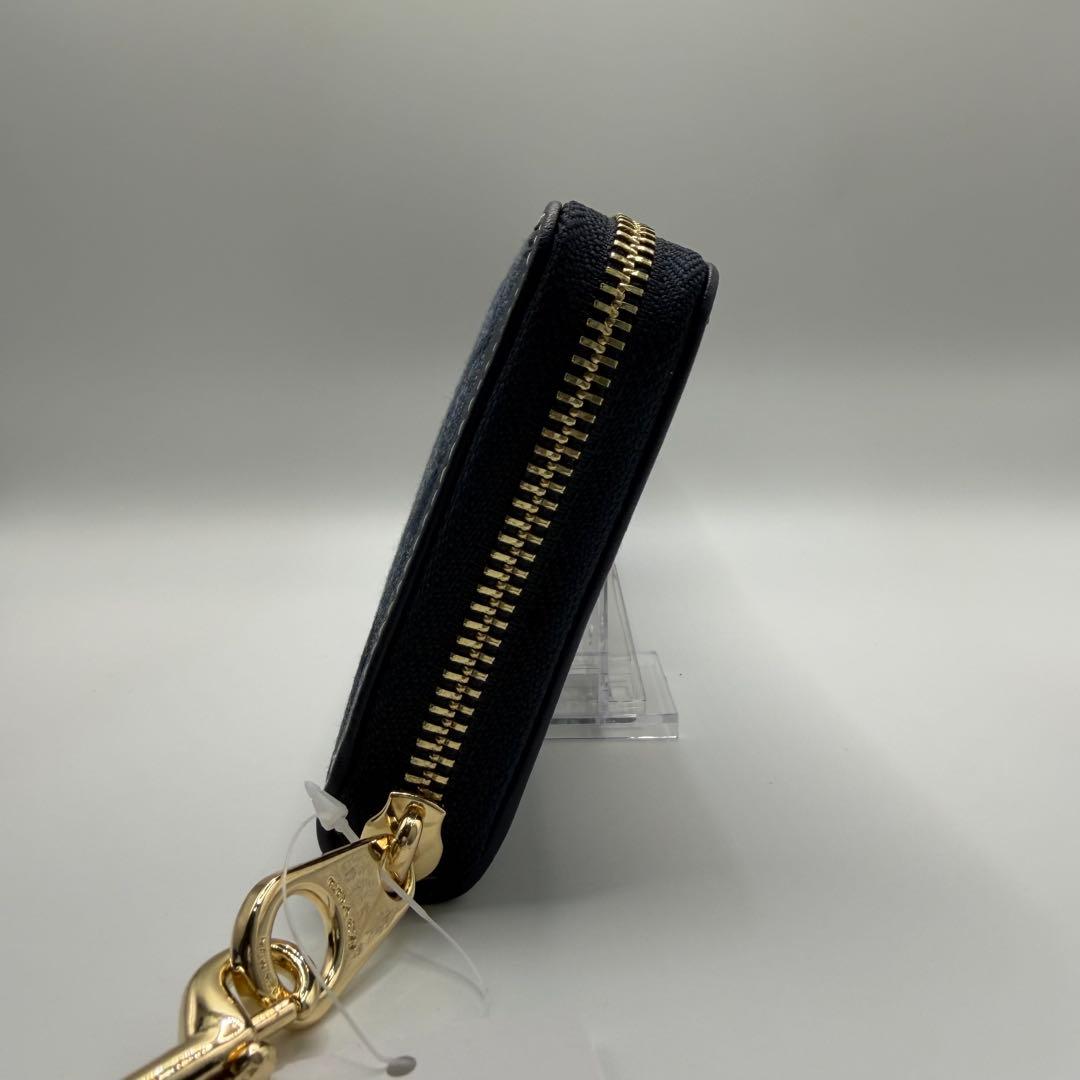 コーチ 長財布 シグネチャー COACH 財布 ブルー CH369 【未使用】