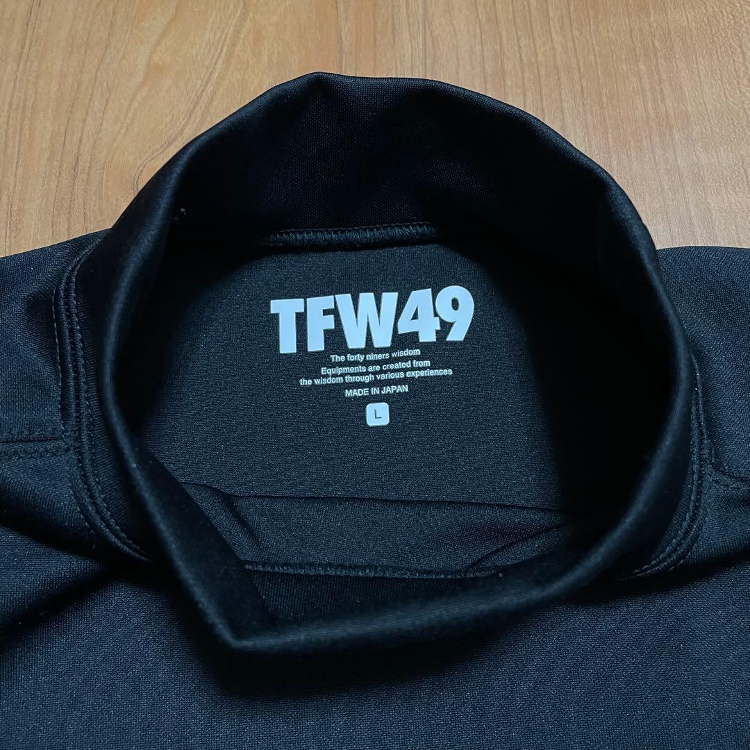 TFW49 モックネック　Tシャツ ブラック　L ゴルフ